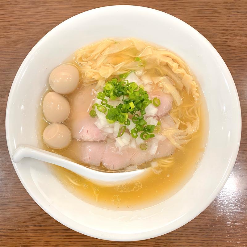 煮干しそば 塩(煮干し中華そば魚魚)