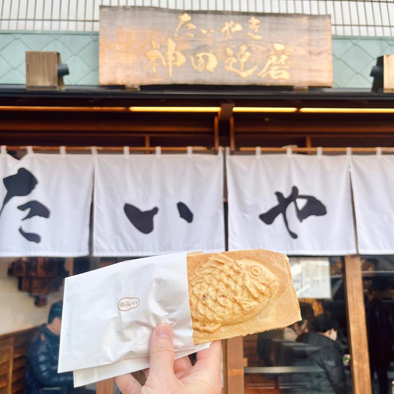 羽根付きたい焼きつぶあん(たいやき神田達磨 築地店)