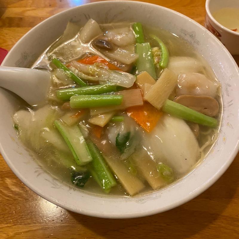 エビ塩ラーメン(芳香園 新横浜店)