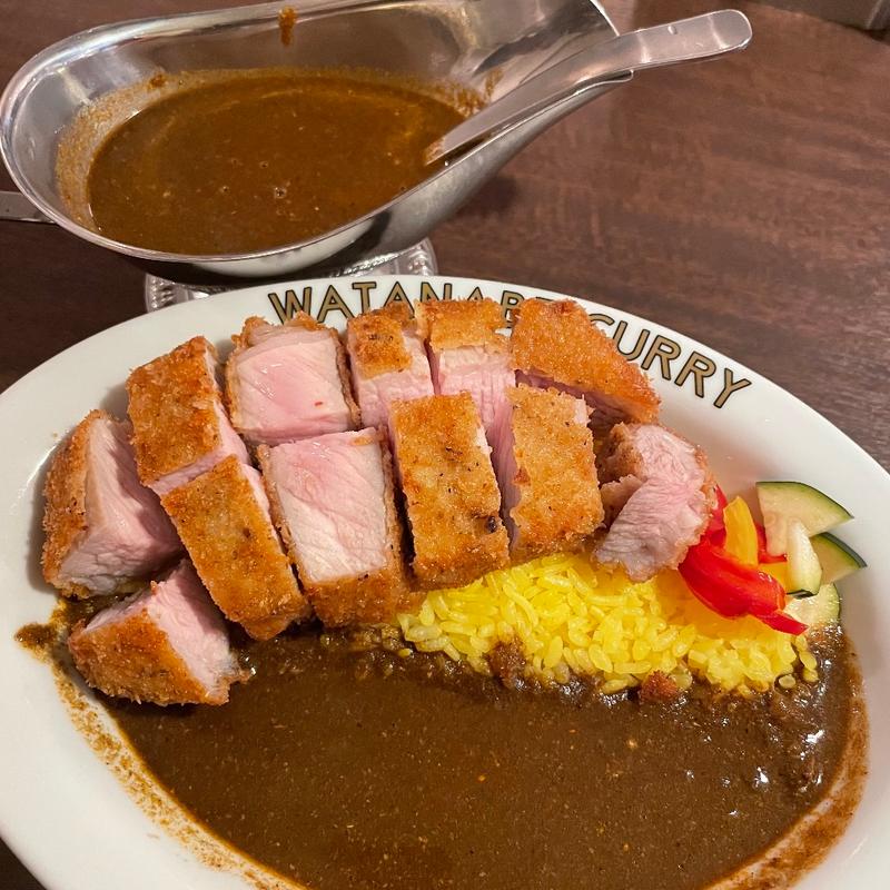 黒毛和牛の辛口とんかつビーフカリー(渡邊カリー 梅田本店)