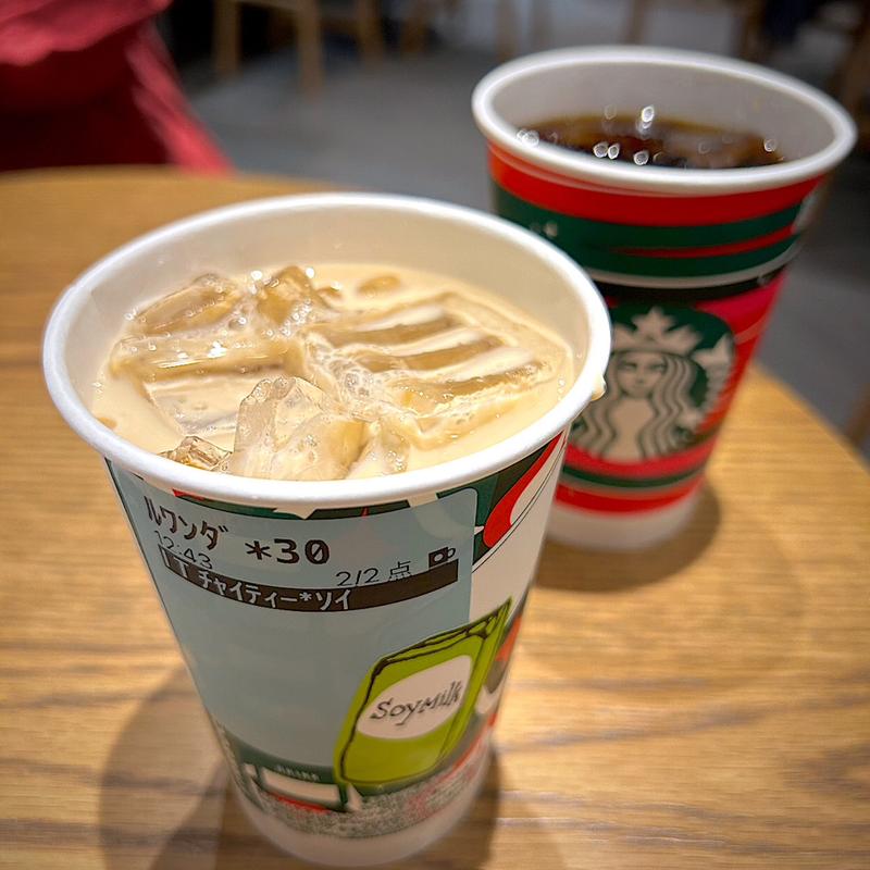 アイスソイ チャイティーラテ Tall(スターバックスコーヒー CoCoLo長岡店)