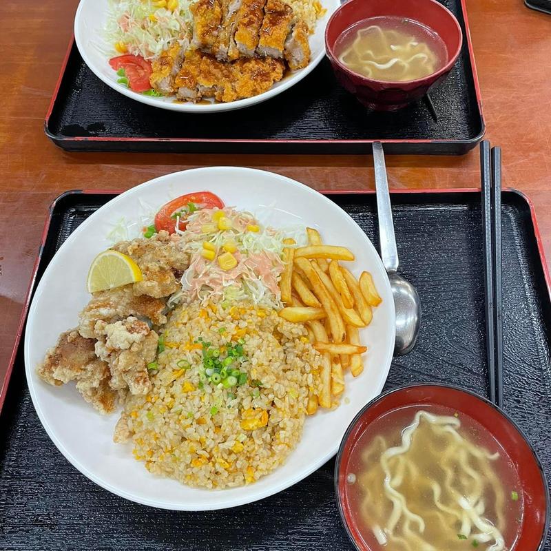 唐揚げチャーハン(ぎのわんゆいマルシェ)