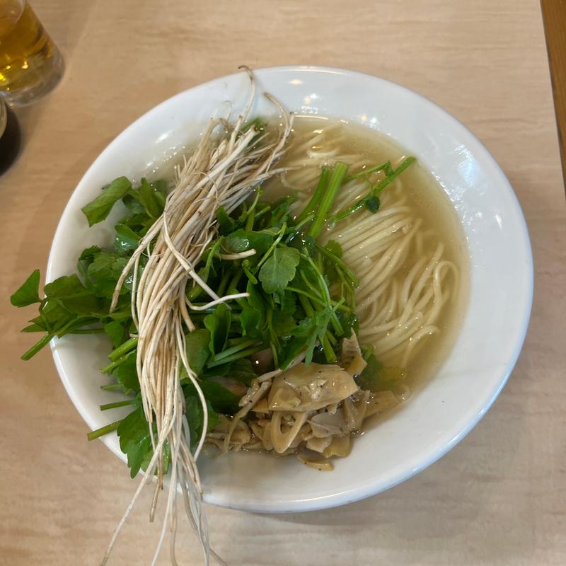 芹そば塩(食堂 七彩)