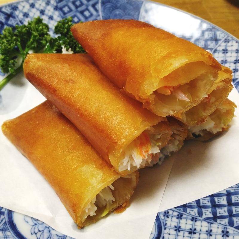 カニ入り春巻(八仙 （はっせん）)