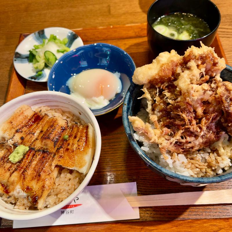 穴子のハーフ&ハーフ(穴子や 神谷町)