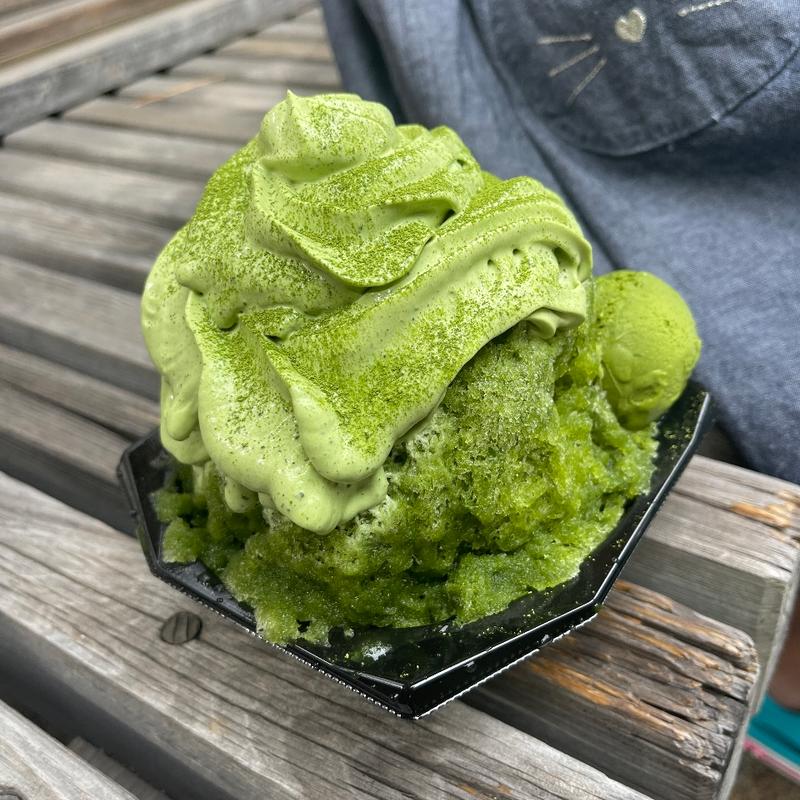 西尾金時抹茶エスプーマ(抹茶ラボ 西尾伝想茶屋店)