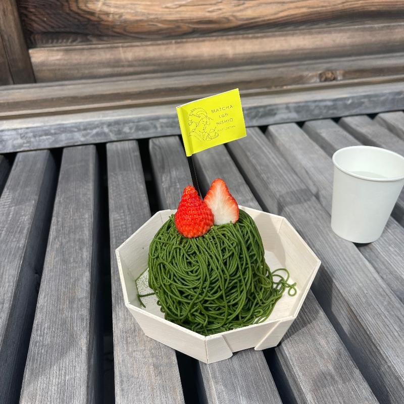 抹茶モンブラン(抹茶ラボ 西尾伝想茶屋店)