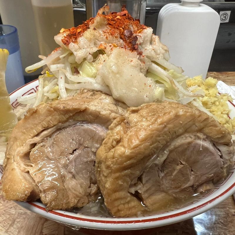 塩ラーメン肉マシ(自家製麺まさき(非乳化))
