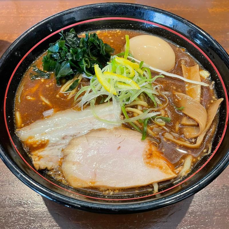 限定 赤味噌 味玉(らーめん 円満)