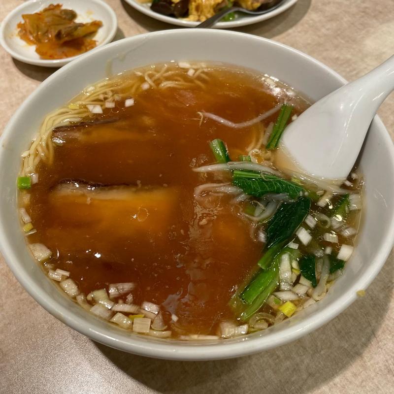 豚角煮そば(白鳳(ハクホウ) 新館)