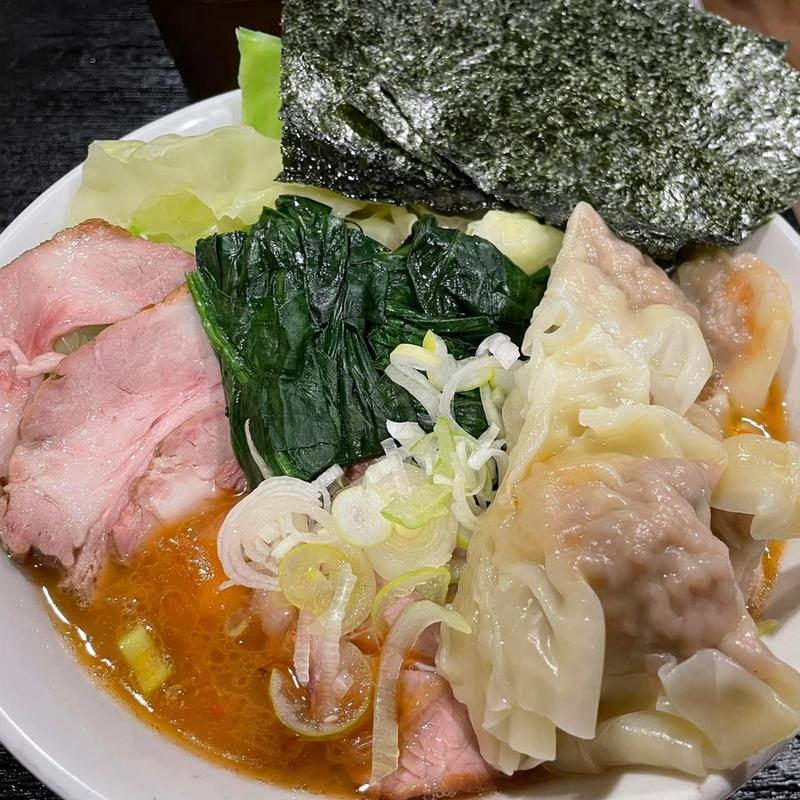 限定エビとんワンタン麺(らーめん ぱったぱた)