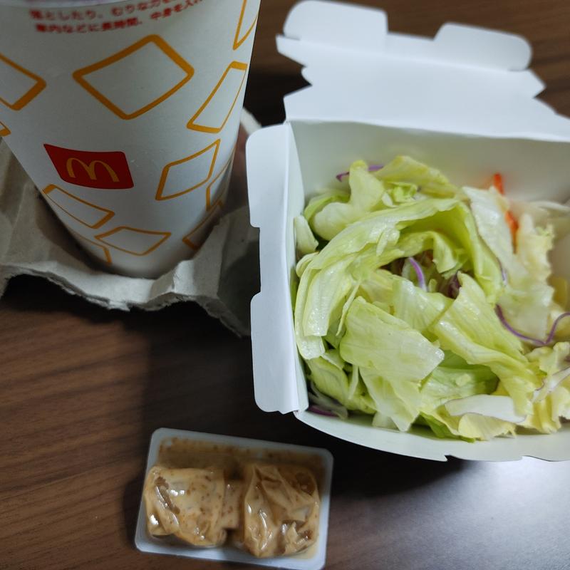 サイドサラダ＋爽健美茶L(マクドナルド 下総中山駅前店)