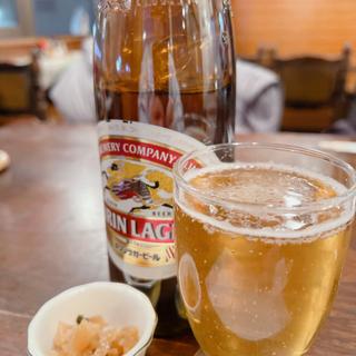 瓶ビール(川善精肉店)