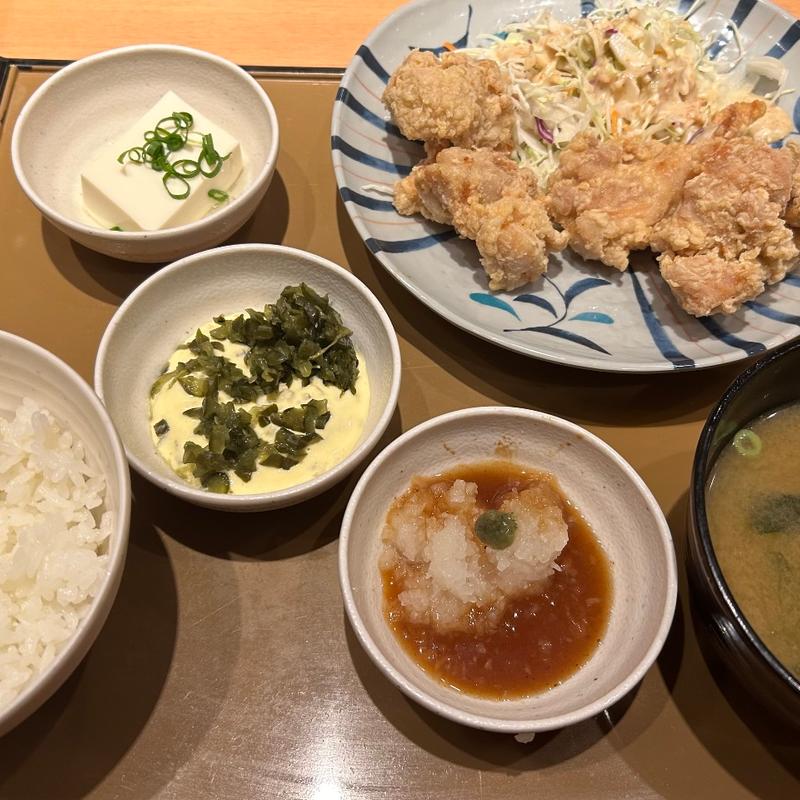極みから揚げ定食(やよい軒 日野店)