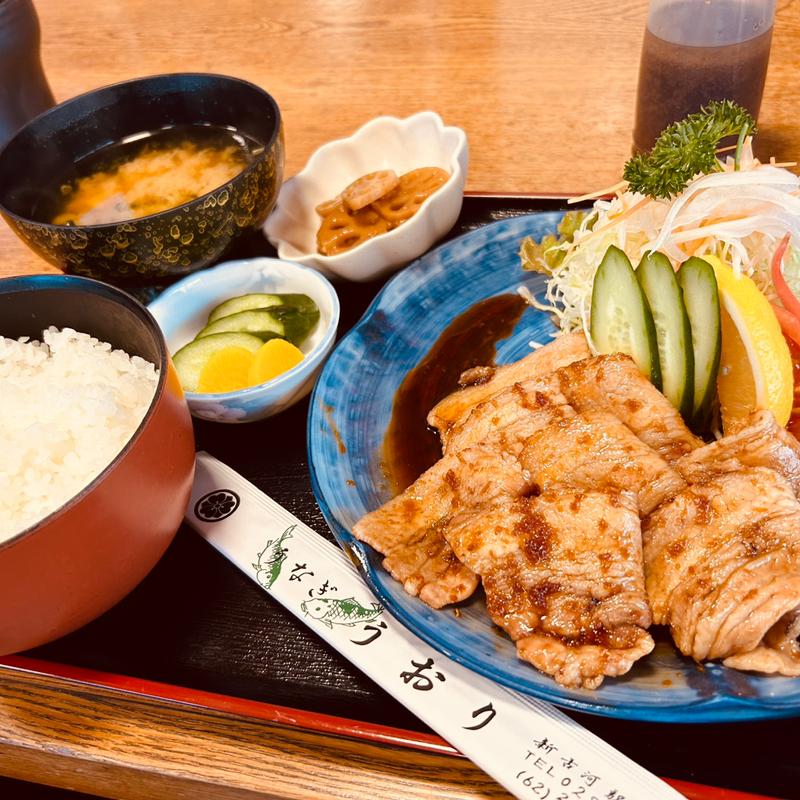 生姜焼き定食(うおり)
