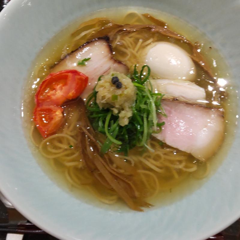 味玉塩そば(饗 くろ㐂)