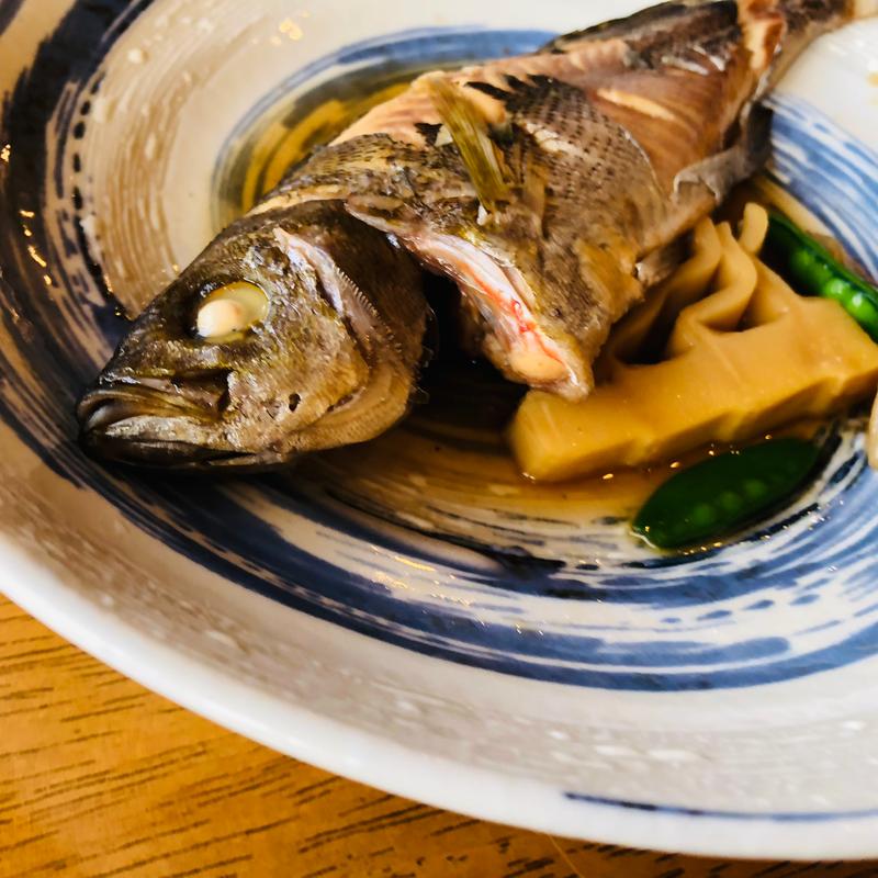 メバルの煮付け_伊勢海老定食(ドライブイン潮騒 )