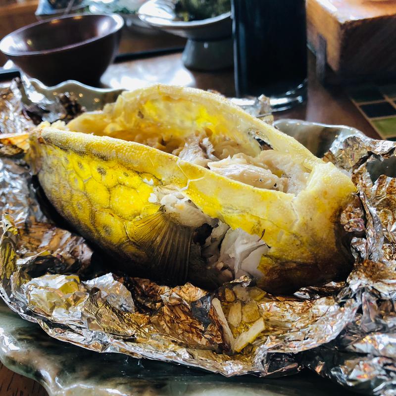 ハコフグの姿焼き(ドライブイン潮騒 )