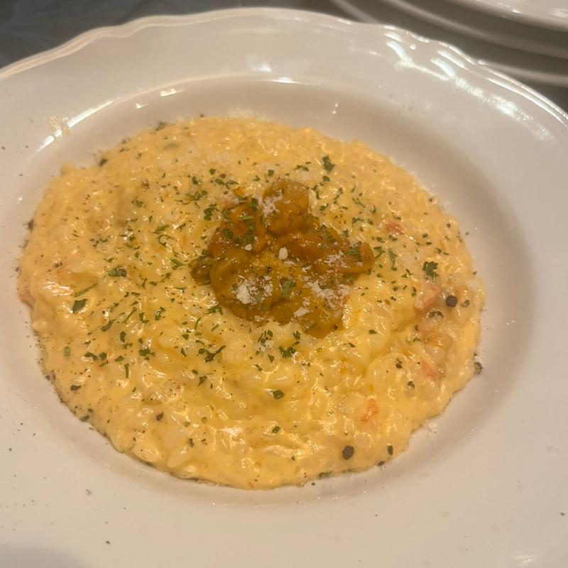 ウニのクリームソースリゾット(オステリアベーネ （Osteria Bene）)
