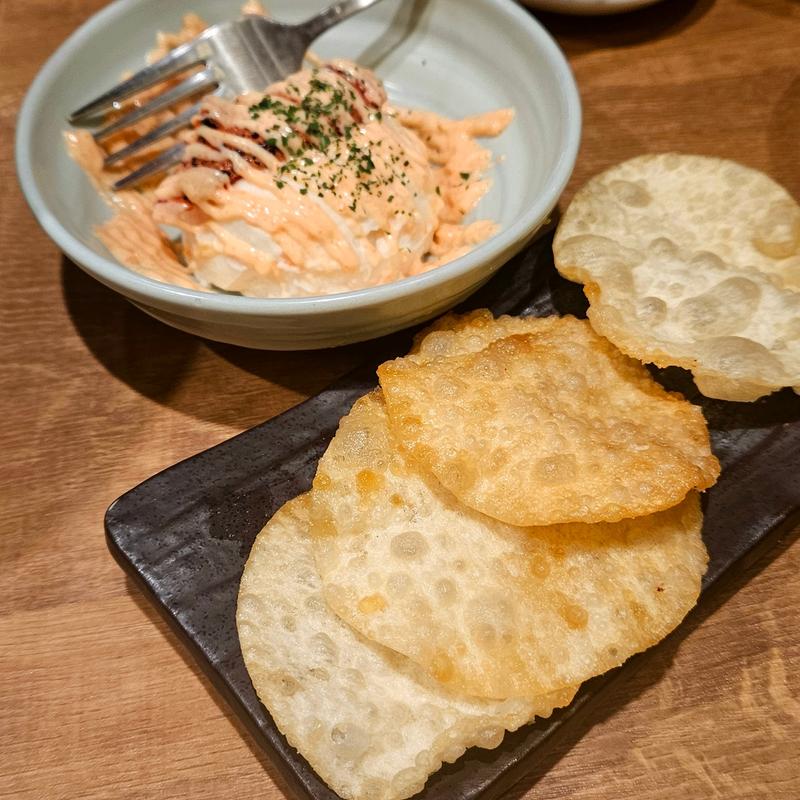 炙り明太子のポテトサラダ
(屋台屋 博多劇場 池袋東口店)