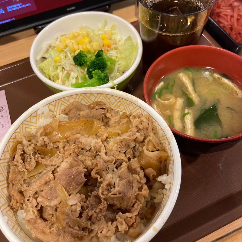 ランチ(すき家 グリナード永山店  )