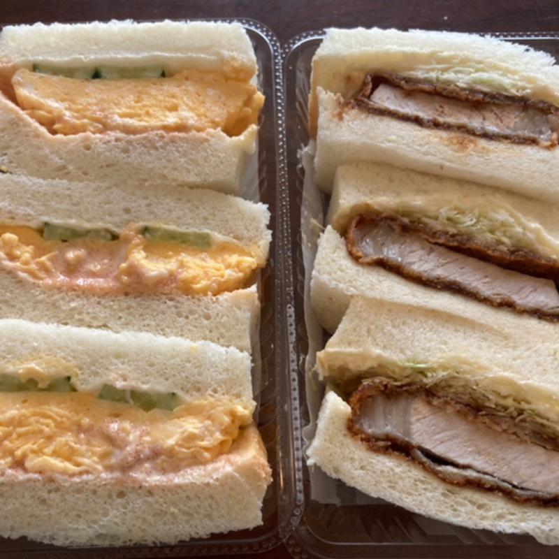 卵サンド&明太子カツサンド(マタリ )