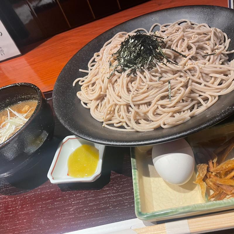 浪速そば名物　肉つけ(蕎麦しゃぶ 総本家 浪花そば)