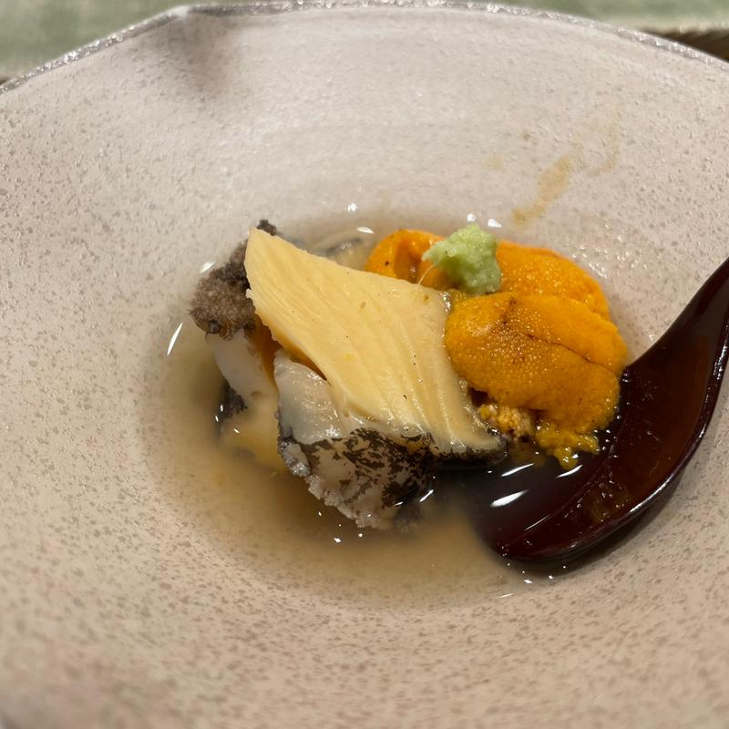 雲丹と鮑(やたい家 )