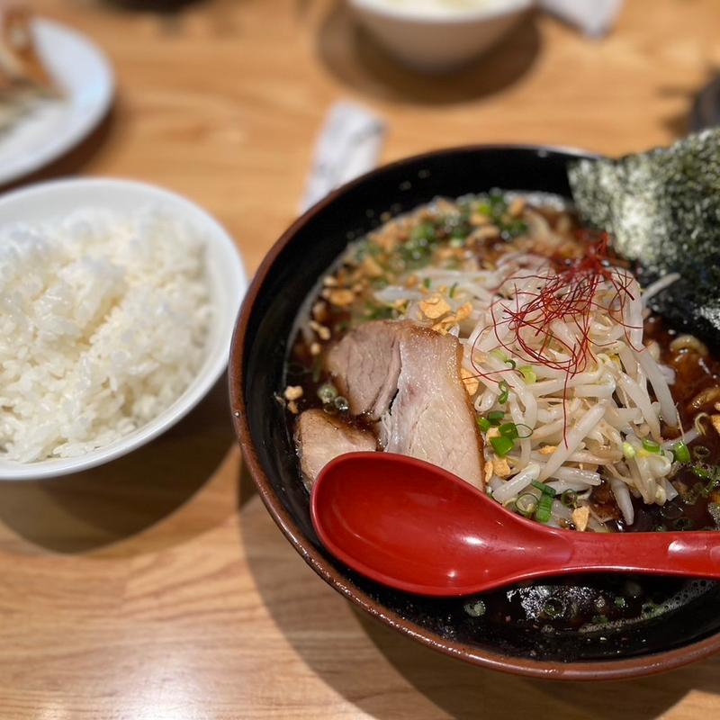 黒ラーメン(ラーメン大桜 相模原鹿沼台店)
