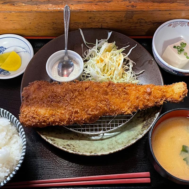 たらカツ定食(野球食堂グランドスラム)