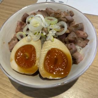 炙り焼豚丼セット(麺屋優光)