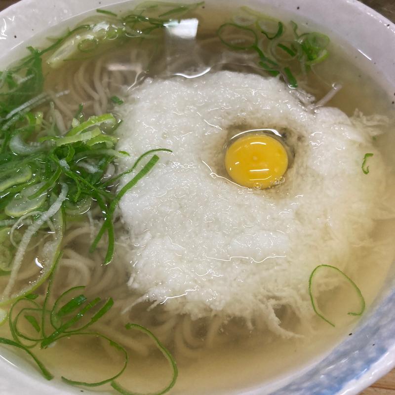 山かけうどん(弥太郎うどん)