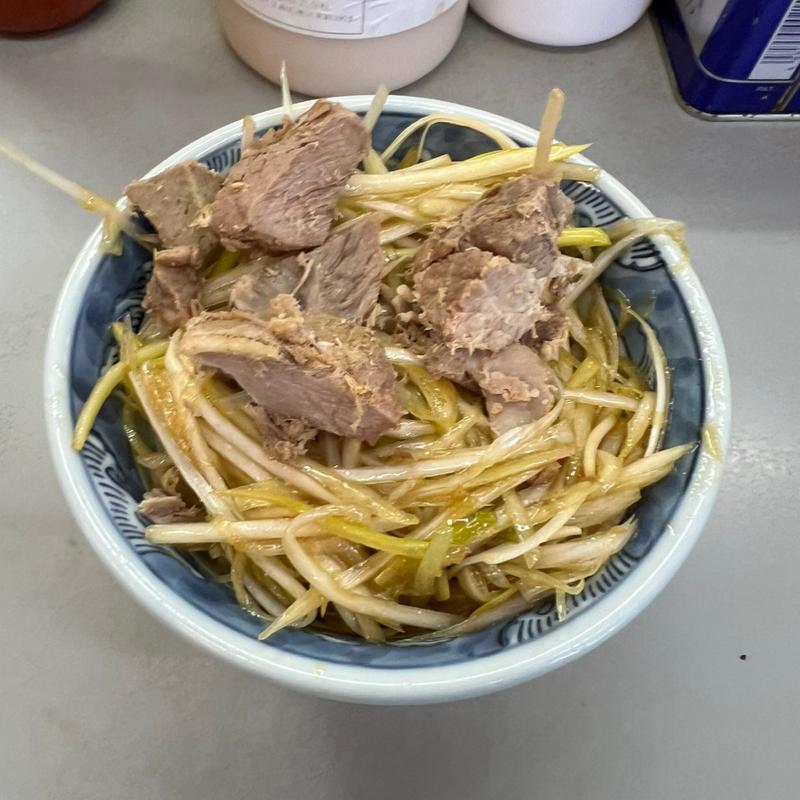 ラーメン　半ネギ丼(ラーメンショップ 122号騎西店)