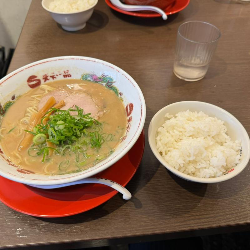 ラーメン  ライス(天下一品 池尻店)