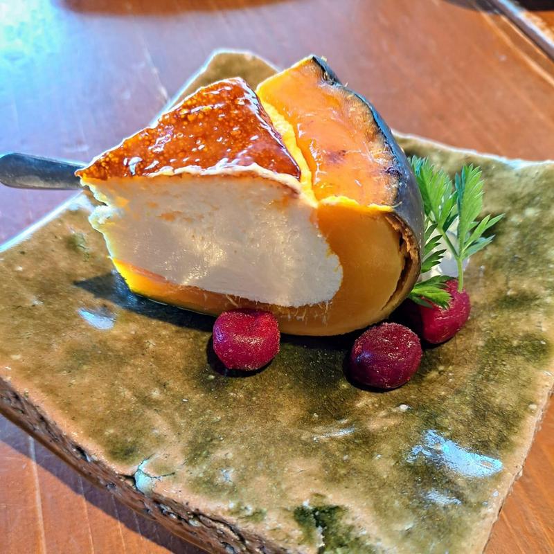 カボチャのチーズケーキ(農家うたげ。SANNOMIYA)