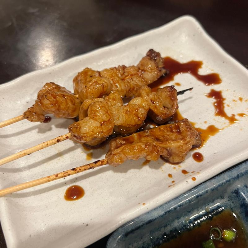 牛ホルモン串(播鳥 （バンチョウ）)