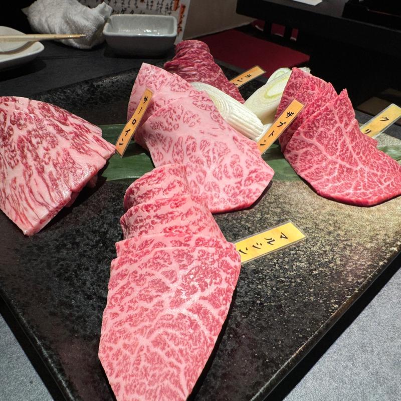 尾崎牛盛り合わせ(丸子屋)