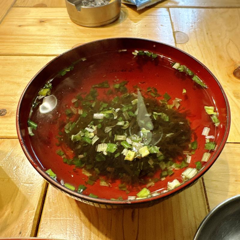 もずくスープ(大衆酒場 チャン栓チャン)