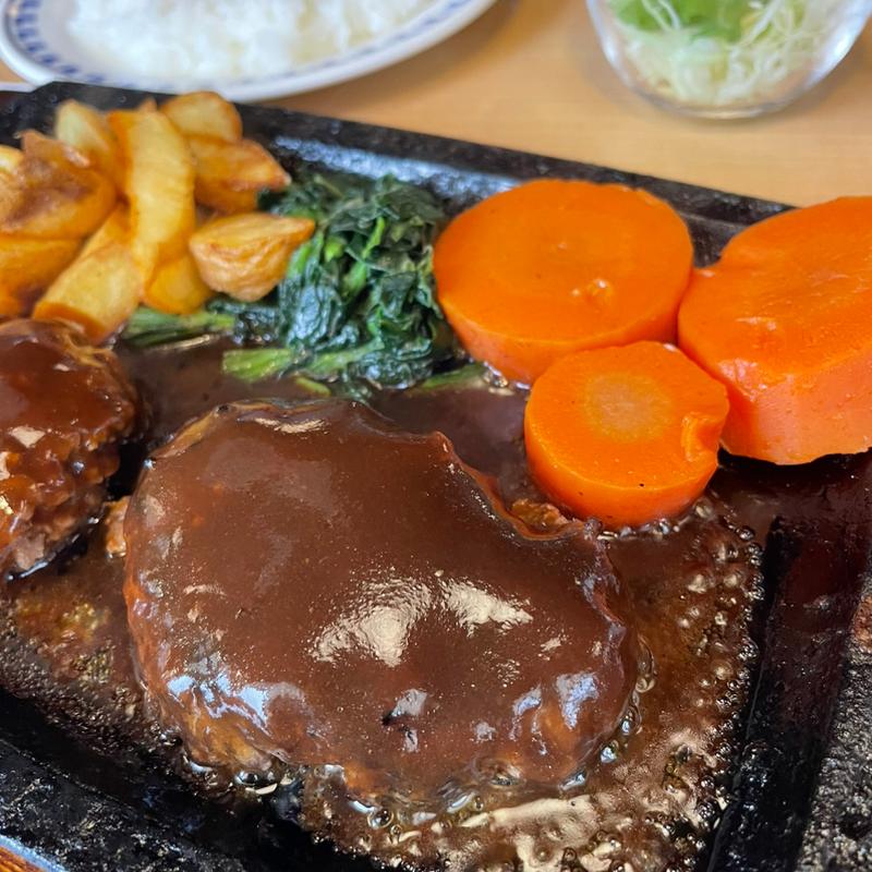 炭焼きハンバーグ(パピオット )