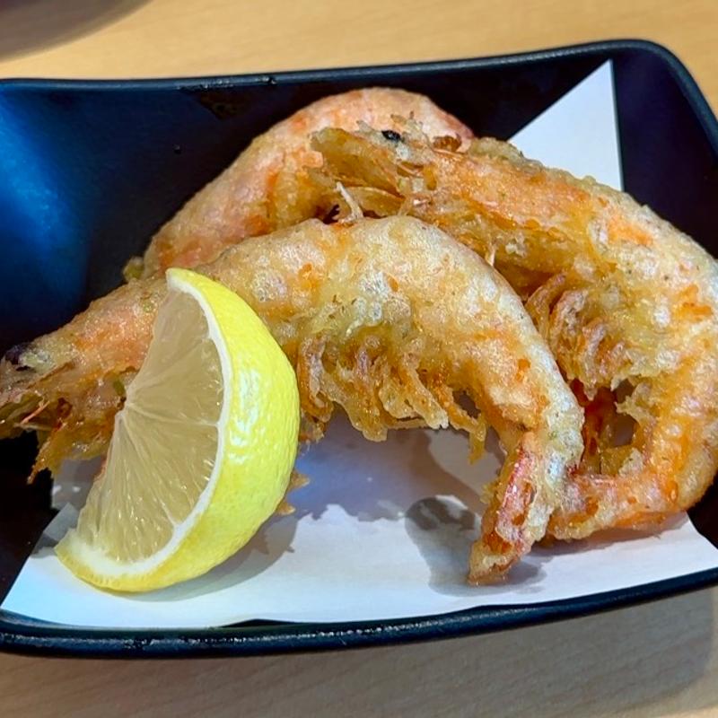 まるごと海老の柚子こしょう天ぷら(スシロー 八千代高津店)