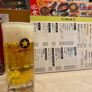 生ビール(大衆中華酒場 若林)