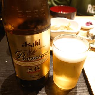 瓶ビール（アサヒプレミアム生ビール熟撰）(やまいち屋)