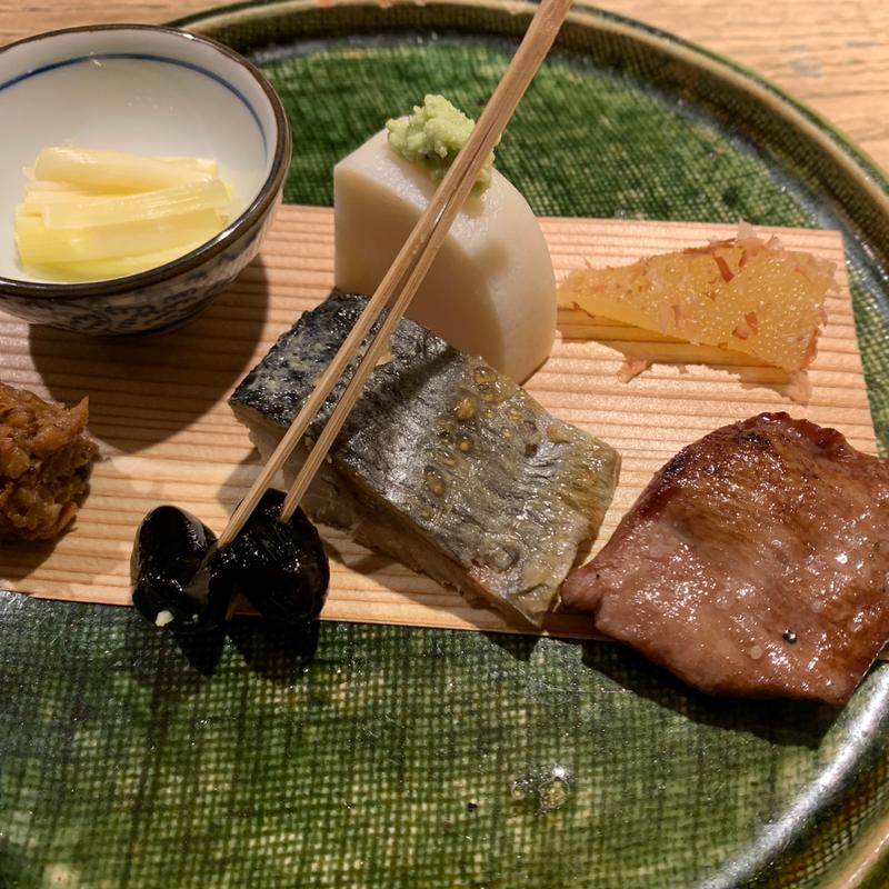 大庵のうまいもん盛り合わせ(石臼粗挽き 手打そば 大庵)