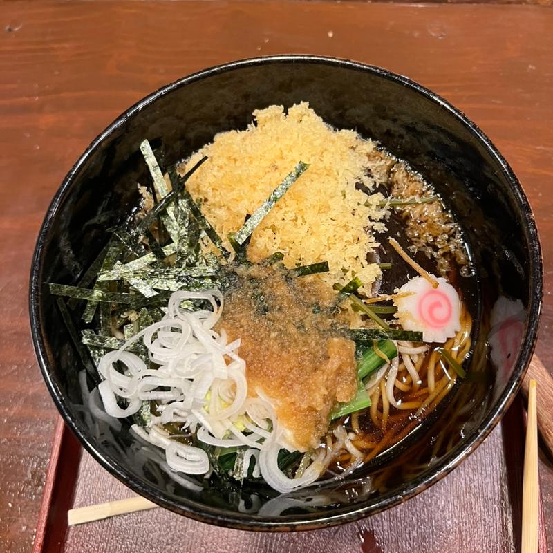 冷やしたぬき蕎麦(こうた屋)