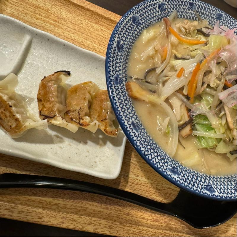 白ちゃんぽんBセット(じげもんちゃんぽん つくば梅園店)