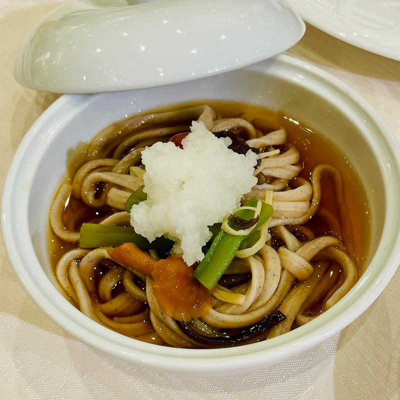 ディナーコース　蕎麦(ベルセゾン)