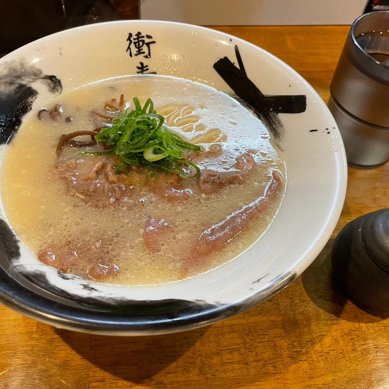  牛タン濃厚塩ラーメン(衝青天（セイテンヲツケ）)