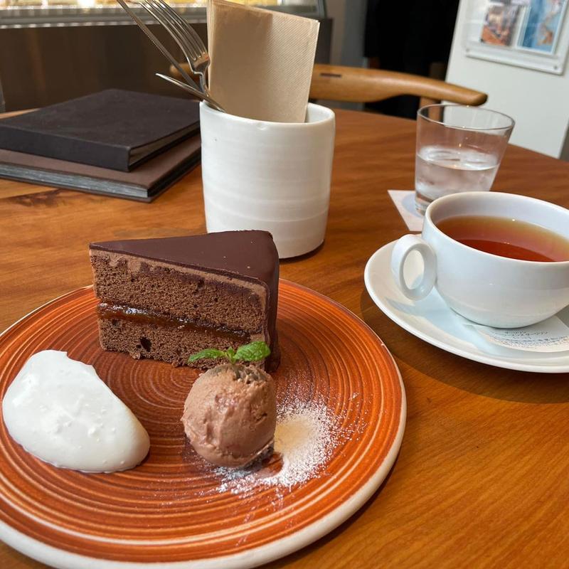 ザッハトルテ(カフェ・ランチhanare...yuon／Relux & Refresh 蒸し処 yuon)