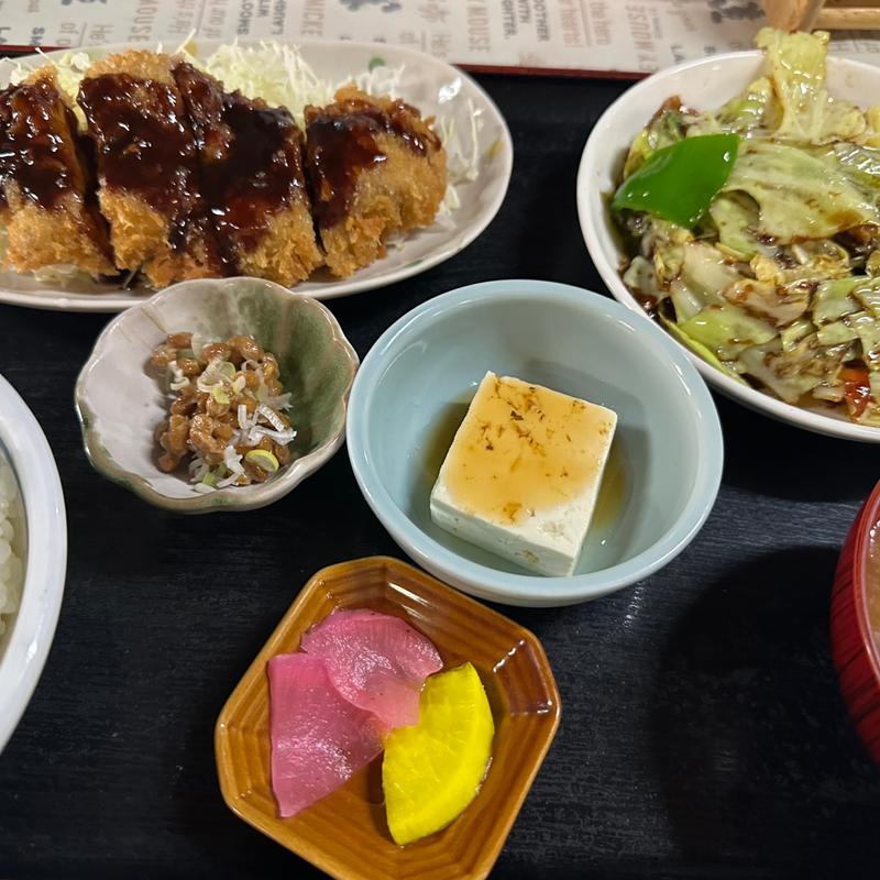 得々セット(大衆食堂 みどりや商店 )