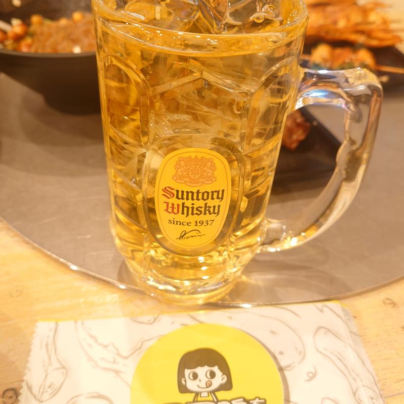 緑茶ハイ(周黒鴨大夫人 新小岩7号店)